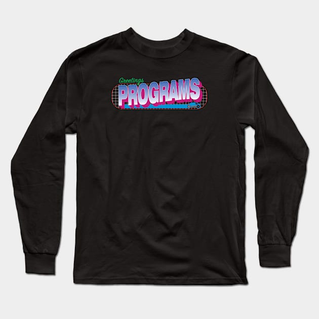 Greetings Long Sleeve T-Shirt by VOLPEdesign